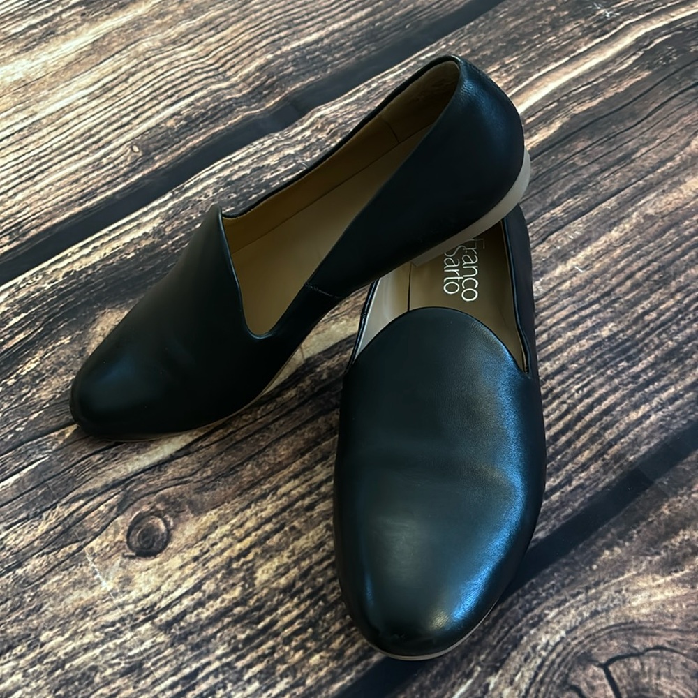 Franco Sarto Black Flats